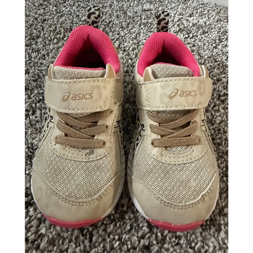 ASICS contend 7 leopard toddler size 6